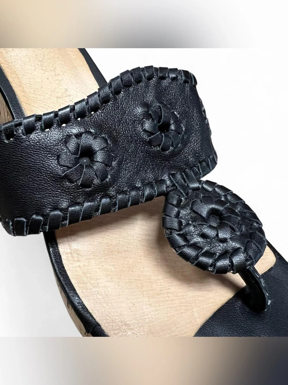 Jack Rogers Wedge Sandals Size 7M Preloved